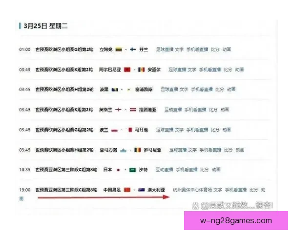 世界杯预选赛最新战况解析各大洲出线形势与强队表现观察